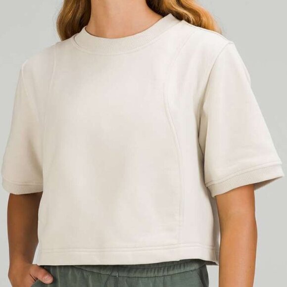 lululemon athletica Tops - Lululemon 2022 Cotton French Terry + Swift T-Shirt Size 2